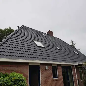 Woning in Gieten voorzien van dakcoating