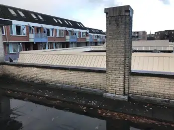 Professionele Gevelreiniging De Eurostate in stadskanaal reinigen hogedruk en kokend water