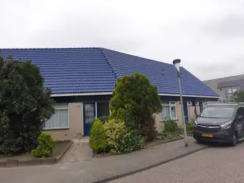 Swifterband meerdere woningen van Woningstichting OFW voorzien van dakcoating.