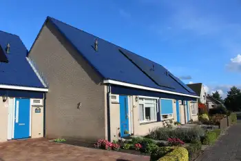 Swifterband betonpannen blauwe dakcoating