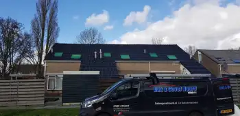 Voor woningstichting Groninger Huis woningen in de dakcoating gezet