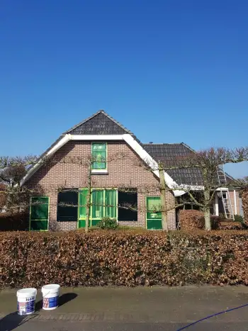 Gevelcoating van woonhuis in Wapenveld