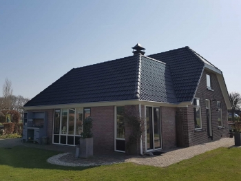 Gevelcoating van woonhuis in Wapenveld Gevelcoating van woonhuis in Wapenveld