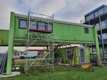 Project Rizoem Groningen Stralen en coaten van industrie gebouwen